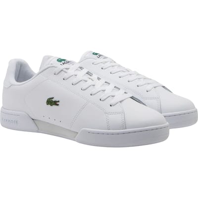 Lacoste CARNABY CUP 125 2 SMA WHT/WHT Heren Sneakers - wit
