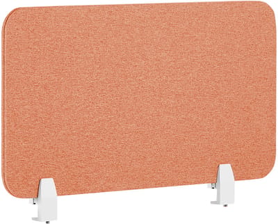 BELIANI WALLY - Bureauscherm - Lichtrood - 72 cm - Polyester