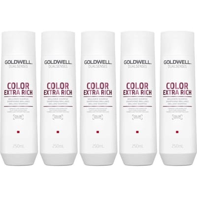 5x Goldwell Dualsenses Color Extra Rich Brilliance Shampoo 250ml