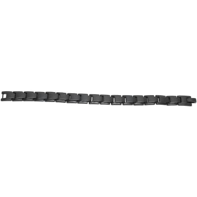 Bracelets en Acier Titane Perte de Poids Améliorer le Sommeil Bracelet de Bijoux de Thérapie Magnétique pour Hommes Femmes Black