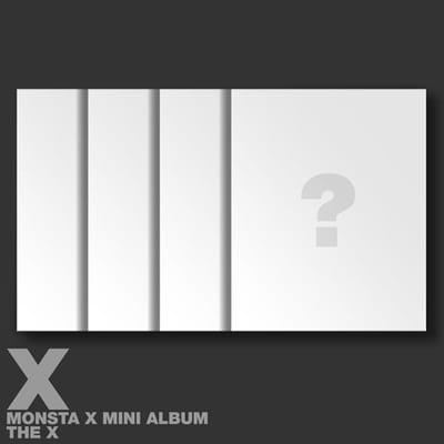 MONSTA X – MINI ALBUM ‘THE X’ (INCONNU X / UNDERDOG X / BONJOUR X / XX Version) Random 1pcs white