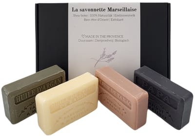 Zeep brievenbuscadeau: Huile d'argan, Tabaksbloem, Druivenpitolie, Papa (vaderdag), valentijn cadeautje voor hem - dierproefvrij - vegan - handgemaakt
