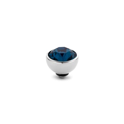 Melano Twisted Basic CZ Steentje Montana | Zilver