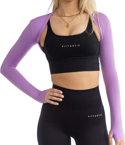 Fittasstic Sportswear Bolero Top Purple