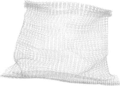 Plantenwortelmand - Netzak Wortelbescherming - Bescherming Plantenwortels - Roestvrijstalen Gaas - 24x23.5 cm - Zilver