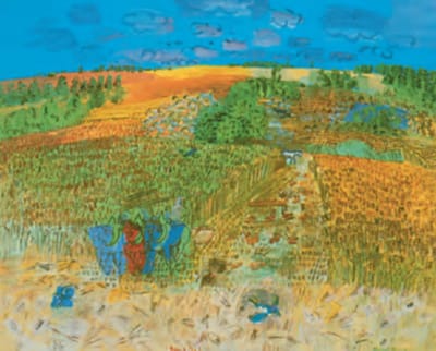 Raoul Dufy - De oogst - Kunstposter - 60x80 cm