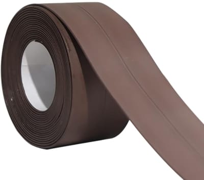 MTTProducts - Wandafdichtband - Zelfklevende PVC Kit - Waterdicht en Schimmelbestendig - Bruin 38mm x 3.2m - Voor Badkamer en Keuken - Eenvoudig te ge