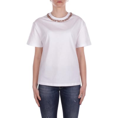 John Richmond T-shirt en Polo Bianco
