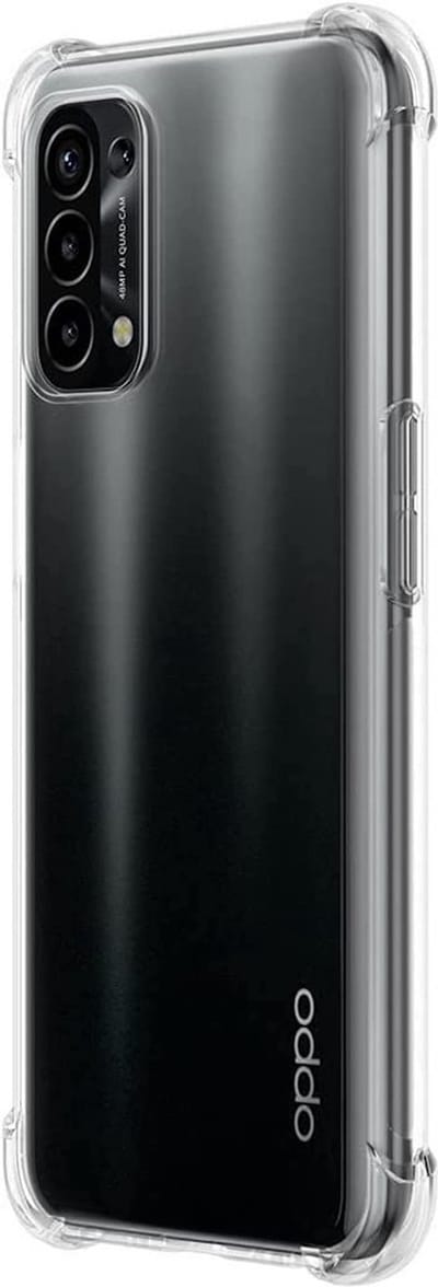 Hoesje geschikt voor Oppo A54 - Clear Anti Shock Hybrid Armor Case Siliconen Back Cover Hoes Transparant