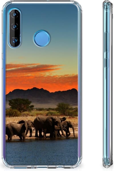 Huawei P30 Lite Case Anti-shock Olifanten