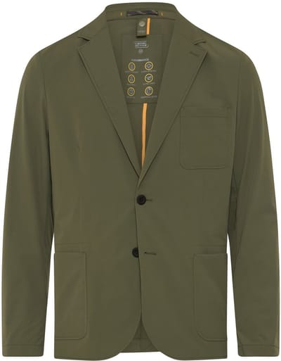 camel active Colbert met 4-way stretch - Maat menswear-50 - Olijfgroen