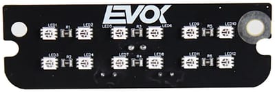 Feu arrière EVOK Iron LED 12V pour mobylette Piaggio 50 Ciao 1980 à 1988 Neuf