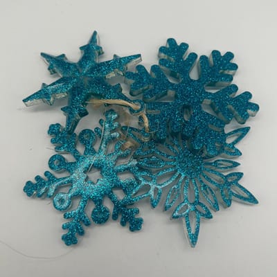 Kersthangers - Kersthanger set van 4 - midden blauw