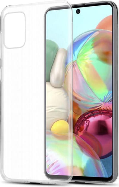 Cadorabo Hoesje geschikt voor Samsung Galaxy A71 4G in VOLLEDIG TRANSPARANT - Beschermhoes gemaakt van flexibel TPU Silicone Case Cover