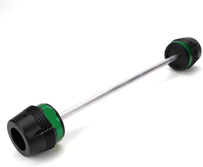 Motorfiets Vooras Sliders - Wiel Vork Beschermers - Motor Beschermen - CNC Aluminium Constructie - 1 Set - Groen