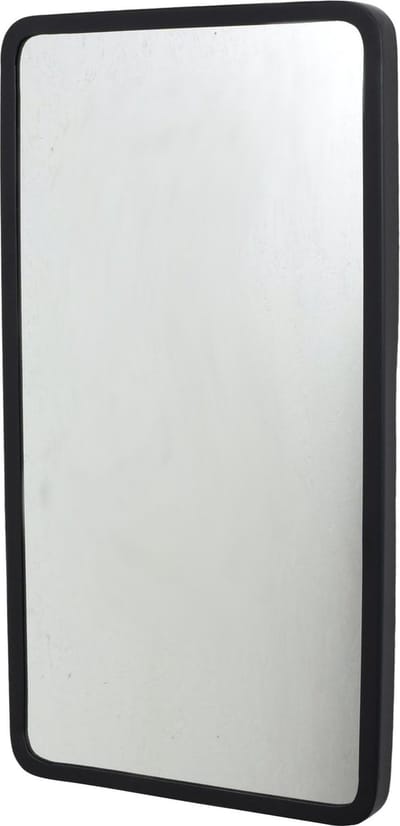LOFT42 Mirror Spiegel Rechthoek Zwart - Industrieel - Metaal - 74x40