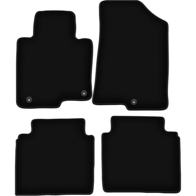 BASIC zwarte veloursmatten voor: Kia Optima IV SW stationwagen (2015-)