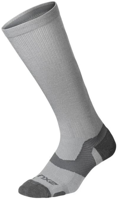 2xu Vectr Merino Light Cusion Full Length Sokken Grijs EU 35-37 1/2 / Short