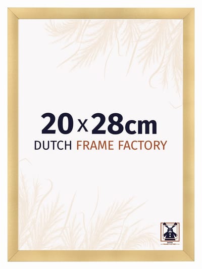 Fotolijst 20x28 cm - MDF - Goud Mat - Praag