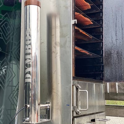 Dymbox 5,0L koud rookgenerator Basic Starters Kit (incl. 3KG rookhout snippers, luchtpomp) voor rookovens rookkasten en BBQ ( cold smoker ) koud rook generator CSG