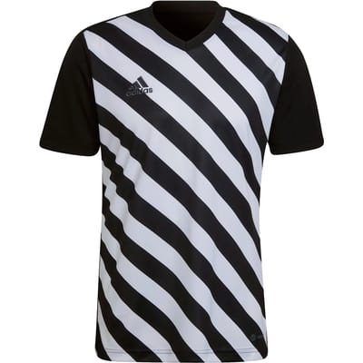 adidas - Entrada 22 GFX Jersey - Gestreept Voetbalshirt-M