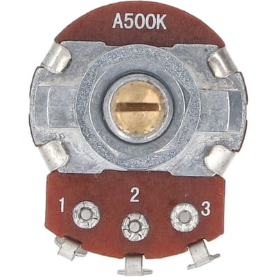 Mini Gitaar Potentiometer 500K Geluid Volume Taper Pot Metaal Bas Vervangingsonderdelen
