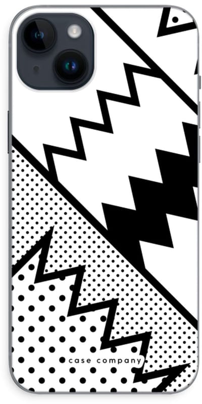 Case Company® - Hoesje geschikt voor iPhone 14 Plus hoesje - Pop Art #5 - Soft Cover Telefoonhoesje - Bescherming aan alle Kanten en Schermrand