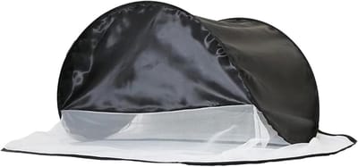 Opvouwbaar Bednet - Pop-up Tent - Rustige Slaap - Lichtblokkerend Ontwerp - 70 x 50 x 40 cm - Zilver