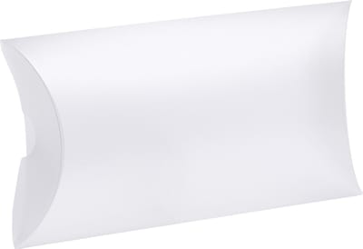 Geschenkdoos kunststof, formaat 27x5x15cm FROSTED WHITE (10 stuks)