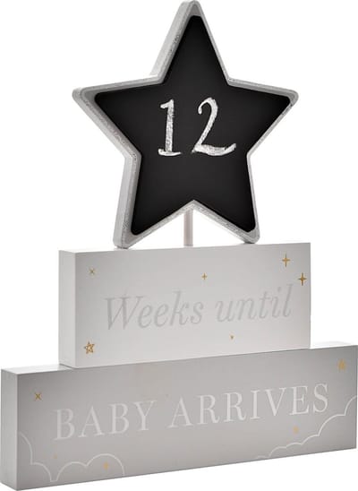 Decoratieblok Bambino by Juliana - Aftellen tot geboorte - Weekly Countdown