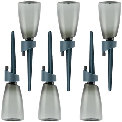 Planten Bewateringsspikes - Irrigatie Druppelaars - Automatisch Water Geven - Regelbaar Ventiel - 6 Stuks - Groen