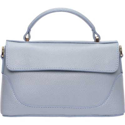 Luisa Vannini Turquoise Rundleer Tas
