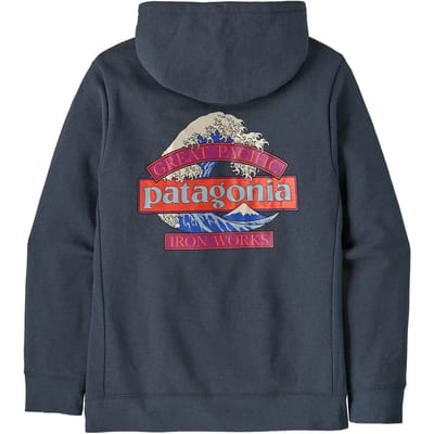Patagonia Great Waves Uprisal Hoodie blauw