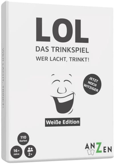 Vedes kaartspel LOL Das Trinkspiel witte editie volwassenen partyspel.