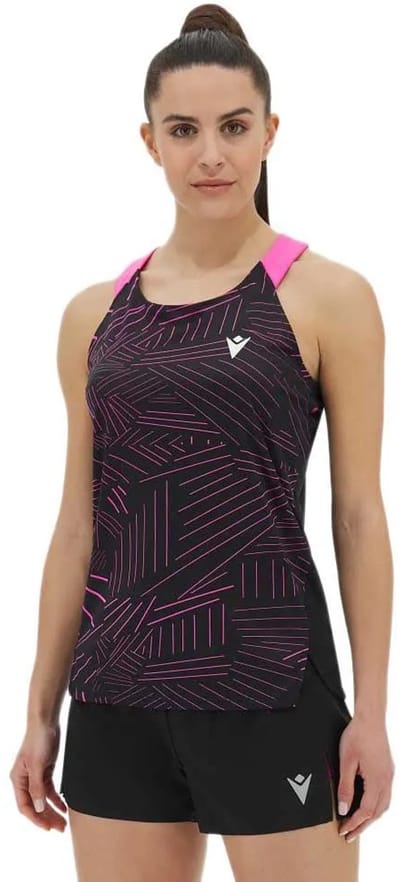 Macron Iciar Iii Mouwloos T-shirt Zwart XS Vrouw
