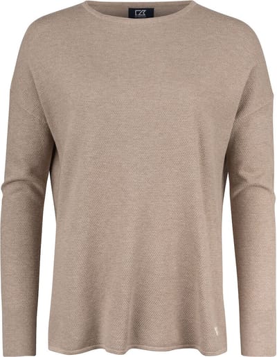 Cutter & Buck Carnation Sweater Dames 355427 - Taupe - M