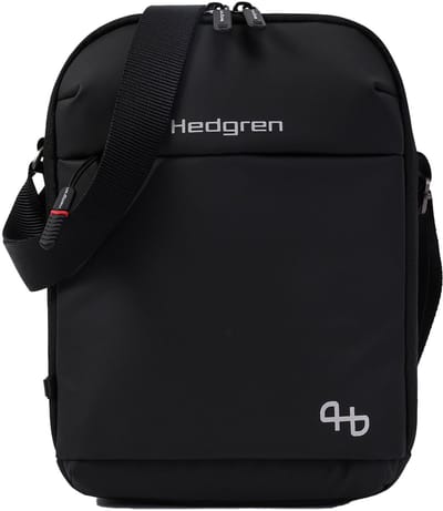 Hedgren Walk Crossbodytas Medium met RFID-bescherming – Waterafstotend – Zwart Eco