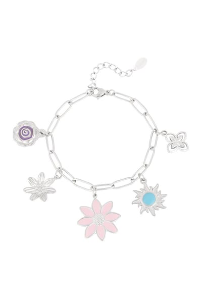 Goudlief bedelarmband bloom & blink - Roestvrij staal - Verkleurt niet