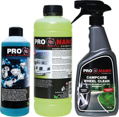 ProNano | Pro Nano CampCare Startpakket | Direct aan de slag met uw Camper of Caravan | Maak uw Camper of Caravan Brandschoon |