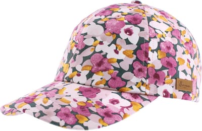 Herman casquette baseball été femme imprimé fleuri réglable par un velcro