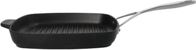 Demeyere Gietijzeren Grillpan 28x28 cm - RVS Handgreep