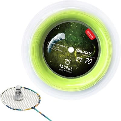 Badmintontouw Lange Draad - Reserve Draad Rackets - Badminton Rackets Spannen - Hoge Stijfheid Multifilament - 200 Meter Rol