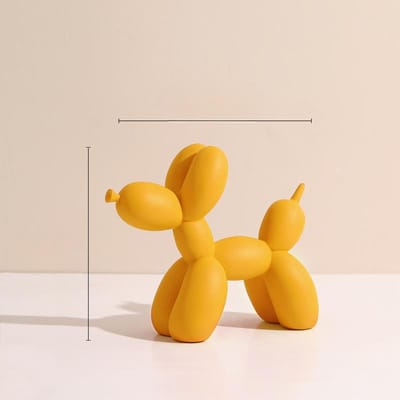 Nordische Ballon Hond Ornamenten Hars Uniek Strak Woonkamer Tafelblad TV-meubel Huis Ambacht Zachte Decoratie Decoratie