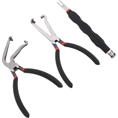 3 Pcs Pince à déconnexion électrique Efficace Multifonctionnelle Ergonomique Prise en main Confortable Électrique noir