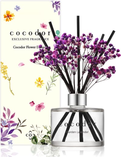 Cocodor Geurstokjes met paarse droogbloemen Garden Lavender - 200 ml