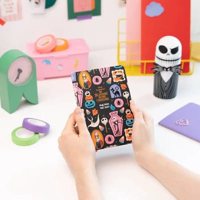 Grupo Erik Disney The Nightmare Before Christmas - 2026/2027 Week To View Pocket 17 Months Academic Schoolagenda - Multicolours