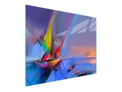 TMK ArtDeko - Glas Snijplank - 52x30 cm - Veelkleurig - Anti-slip