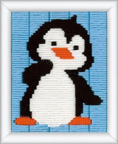 Vervaco - Spansteek kit - Pinguin - PN-0009428 - Borduren - Borduurpakket - Borduurpakket kind