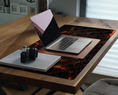 Coloray Bureau Onderlegger - Lavapad Bureau Pad - 100 cm x 50 cm - Veelkleurig Bureau Onderlegger - Bureau Mat - Bureaumat - Onderlegger Bureau - Bureau Onderlegger Groot