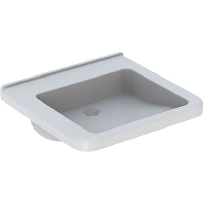 Geberit Renova Comfort Square washbasin 55 cm, barrier-free, without tap hole 128556000